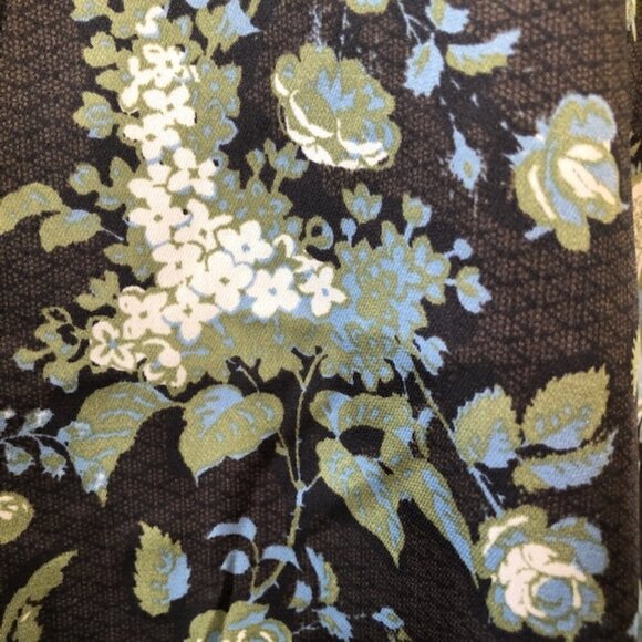 Free People Womens Black Floral Print Tie Back Tank Top - Picture 9 of 11